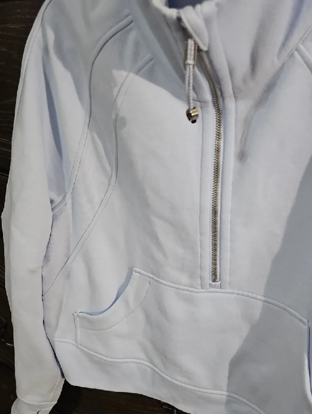 lululemon athletica Light Blue Pullover Hoodie Blue Linen - Picture 2 of 6